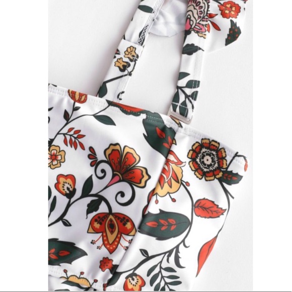 Zaful Yellow Floral Bikini - Picture 2 of 3